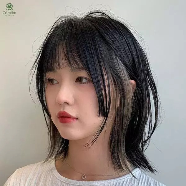 Tóc Hime Nhật Bản với độ dài ngang vai, một trong các kiểu tóc hot 2024 độc đáo
