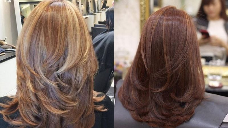 Tóc layer 2 tầng độc đáo và bồng bềnh