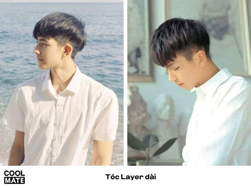 Tóc layer dài uốn nhẹ nhàng cho vẻ ngoài quyến rũ với mặt kim cương