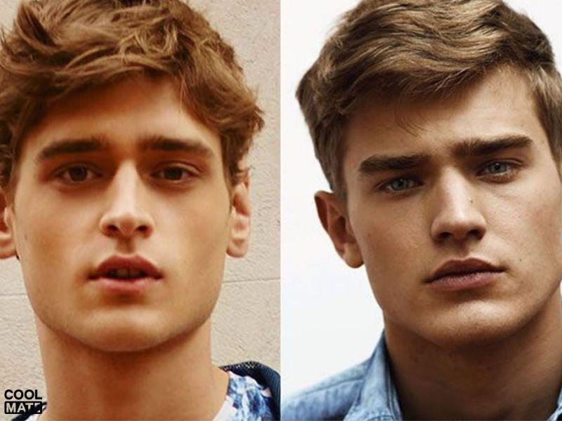 Tóc layer nam giúp làm mềm mại các góc cạnh của khuôn mặt vuông, kiểu tóc layer nam 2024