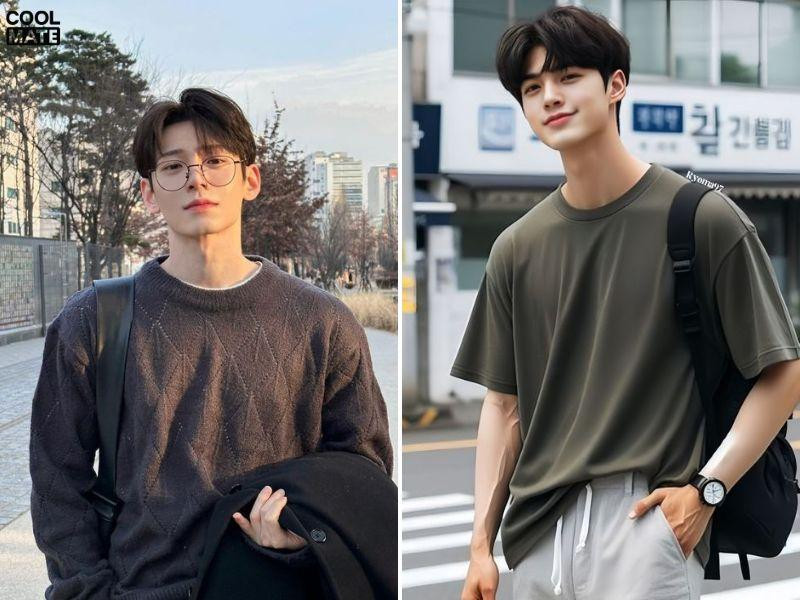 Tóc layer nam tôn lên đường nét thanh thoát của khuôn mặt trái xoan, xu hướng kiểu tóc nam 2024