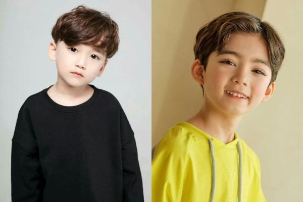 Tóc layer ngắn bồng bềnh tự nhiên cho bé trai