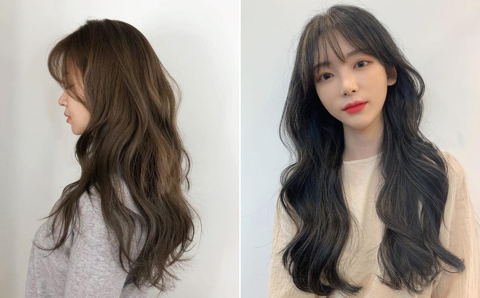 Tóc layer nữ uốn sóng lơi quyến rũ tự nhiên