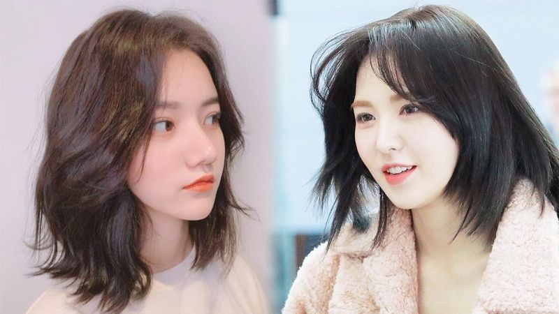 Tóc layer uốn xoăn nhẹ quyến rũ