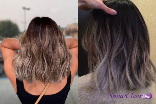 Tóc lỡ nhuộm balayage