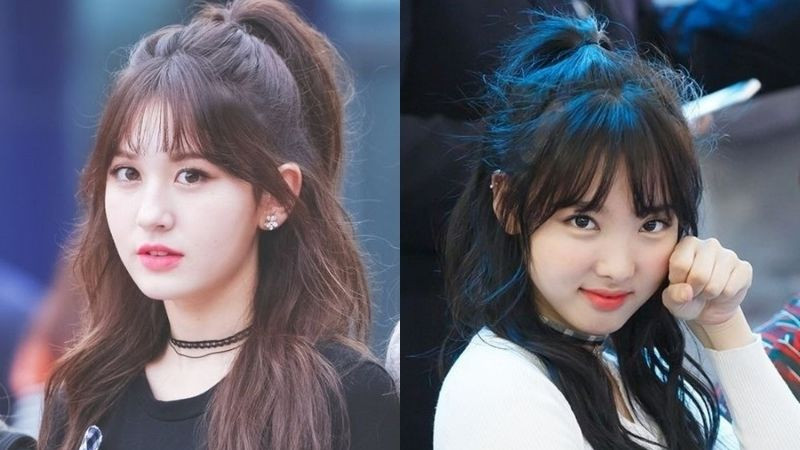 Tóc lỡ uốn sóng nhẹ, mái thưa, buộc cao nửa đầu, tạo vẻ năng động và trẻ trung, là một trong những kiểu tóc buộc nửa đầu đẹp