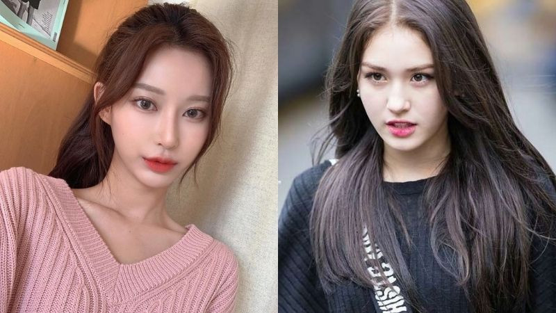 Tóc mái dài bổ đôi giúp gương mặt thon gọn