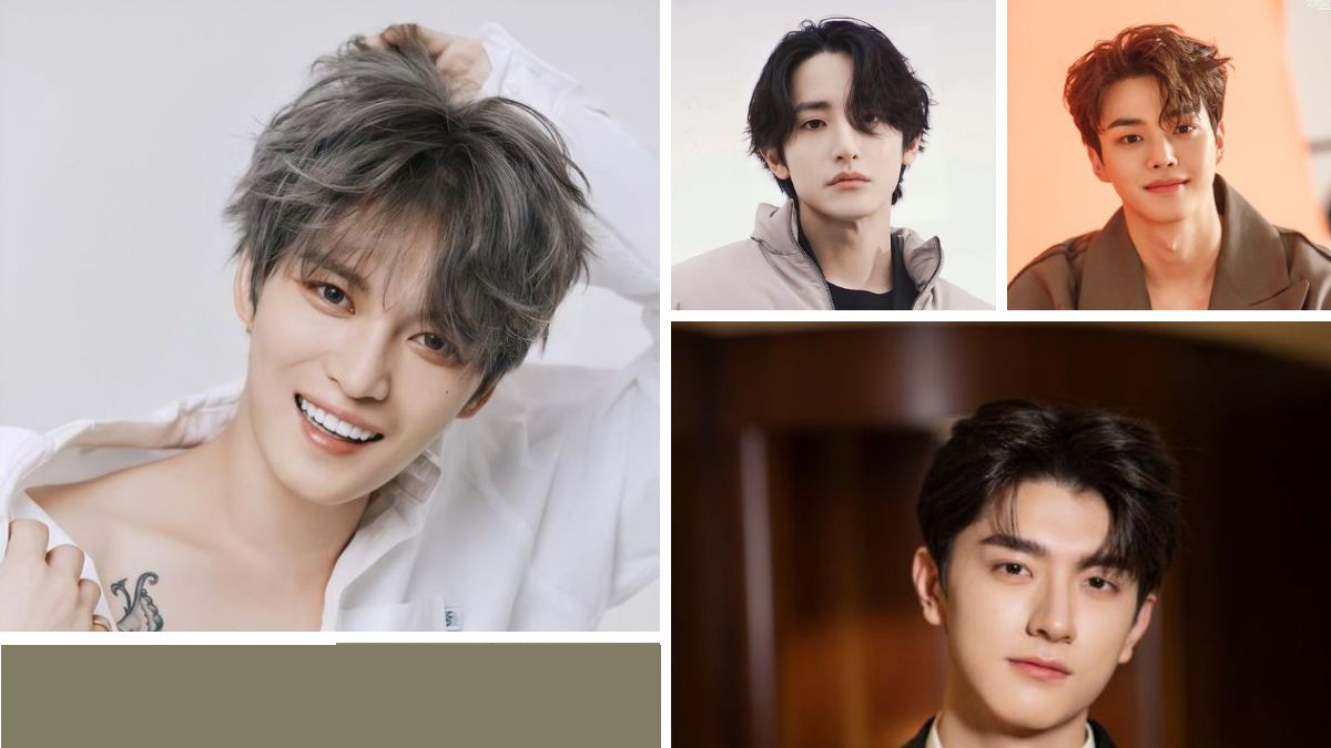 Tóc mái nam phong cách Trung Quốc mặt dài