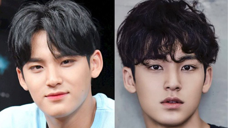 Tóc mái phân tán rẽ ngôi cho gương mặt tròn thon gọn