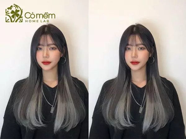 Tóc mái thưa buông dài, lựa chọn hoàn hảo cho khuôn mặt dài