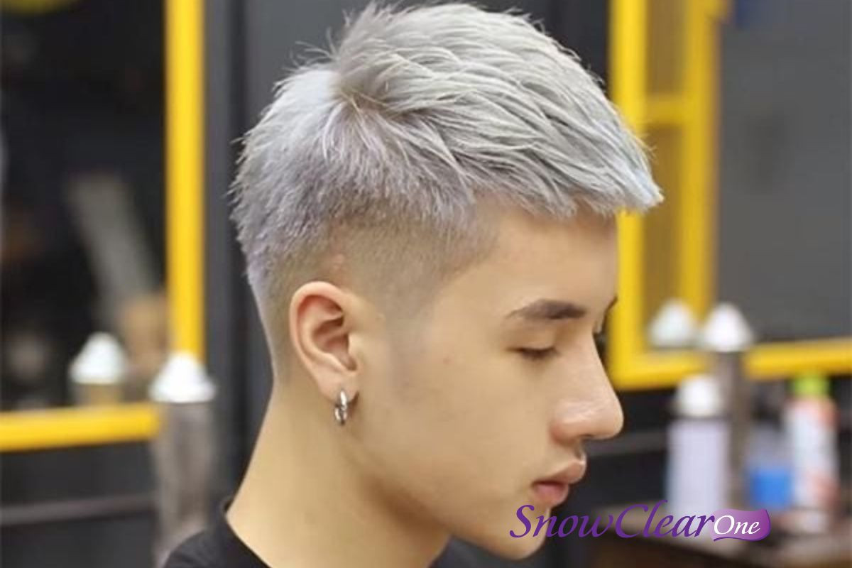 Tóc Mohican hiện đại cho nam mặt trái xoan