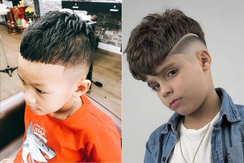 Tóc mohican nổi bật và sành điệu cho bé trai 5 tuổi