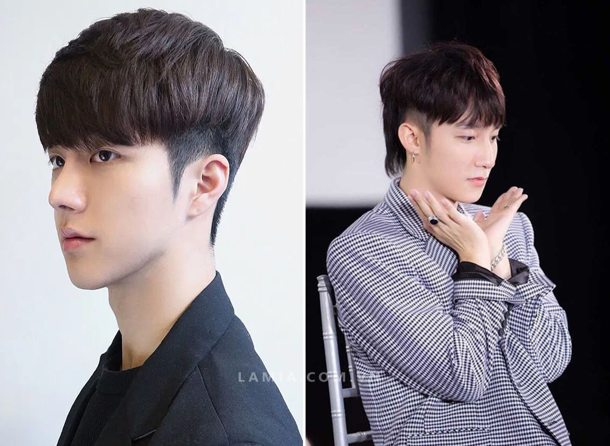 Tóc moi cho nam mặt dài