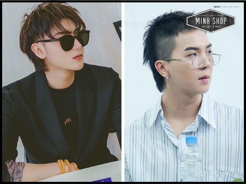 Tóc Mullet độc đáo kết hợp cùng kính cận