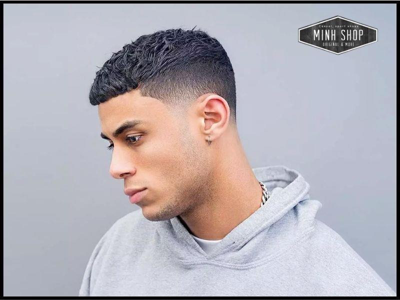 Tóc nam Crew Cut trẻ trung, năng động cho người tóc mỏng