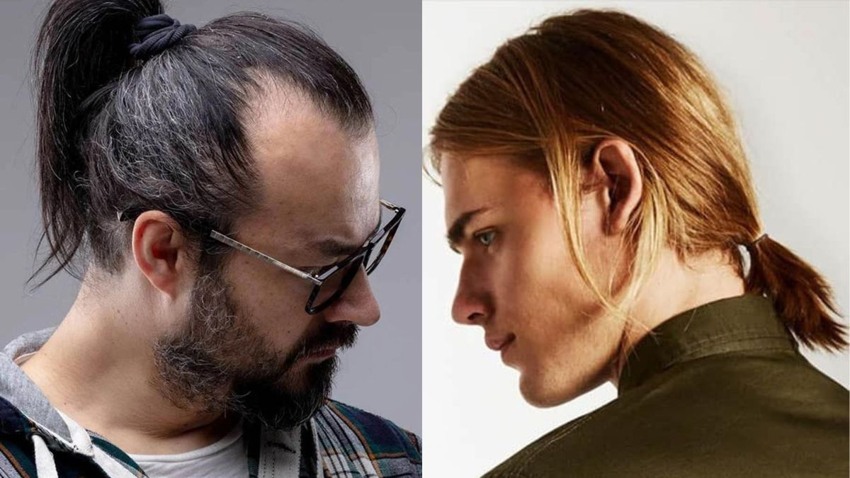 Tóc nam dài buộc đẹp đuôi gà ấn tượng