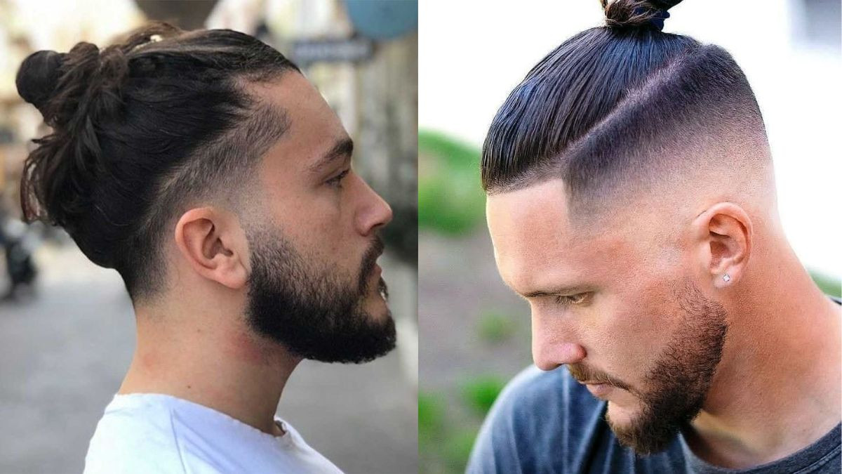 Tóc nam dài buộc đẹp High Fade mạnh mẽ