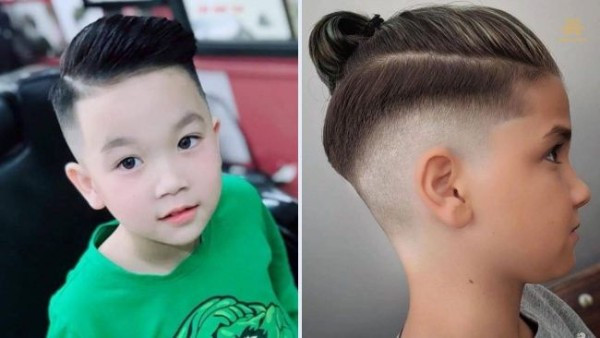 Tóc ngắn cho bé trai Undercut sành điệu