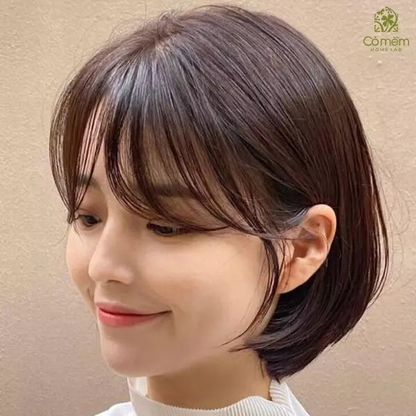 Tóc ngắn cho mặt vuông