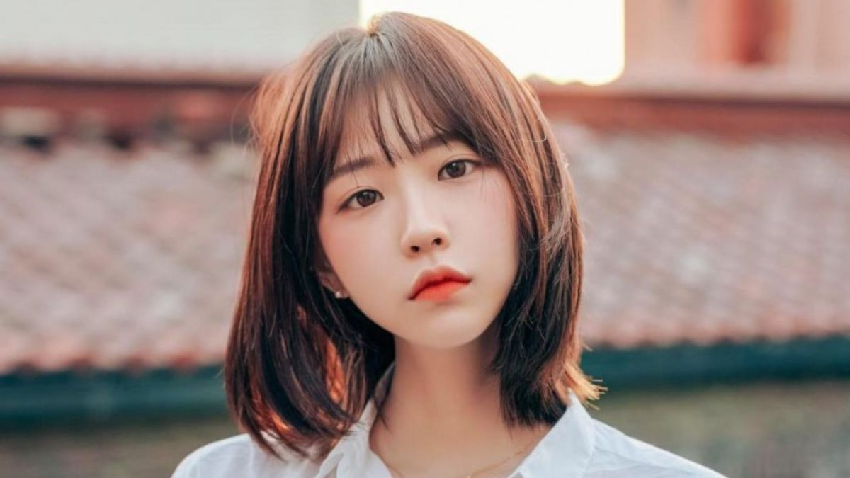 Tóc ngắn dài hơn vai kết hợp mái đẹp