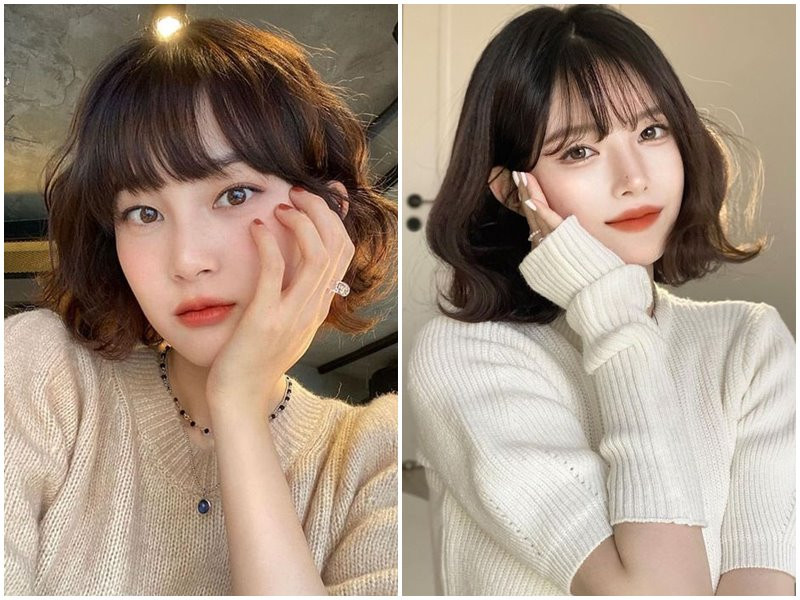Tóc ngắn Hàn Quốc gợn sóng mang đến vẻ đẹp ngọt ngào, năng động