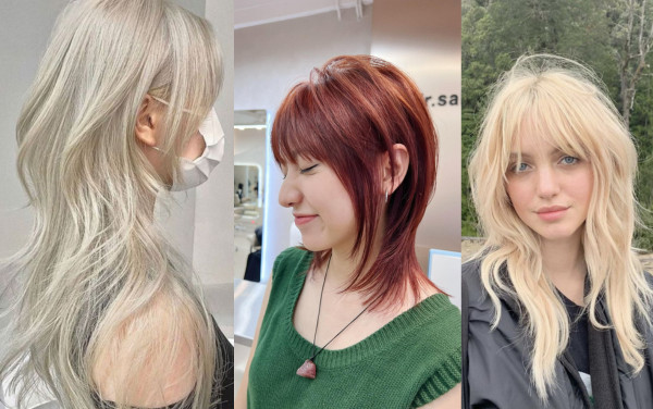 Tóc ngắn hush cut nhuộm màu sáng rực rỡ