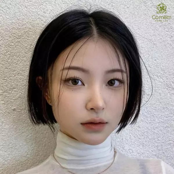Tóc ngắn không mái Hàn Quốc