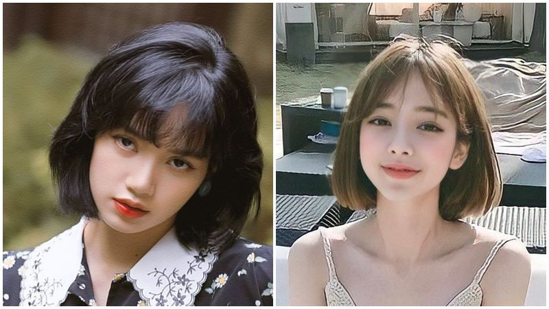 Tóc ngắn Lob Voluminous bồng bềnh cho mặt tròn