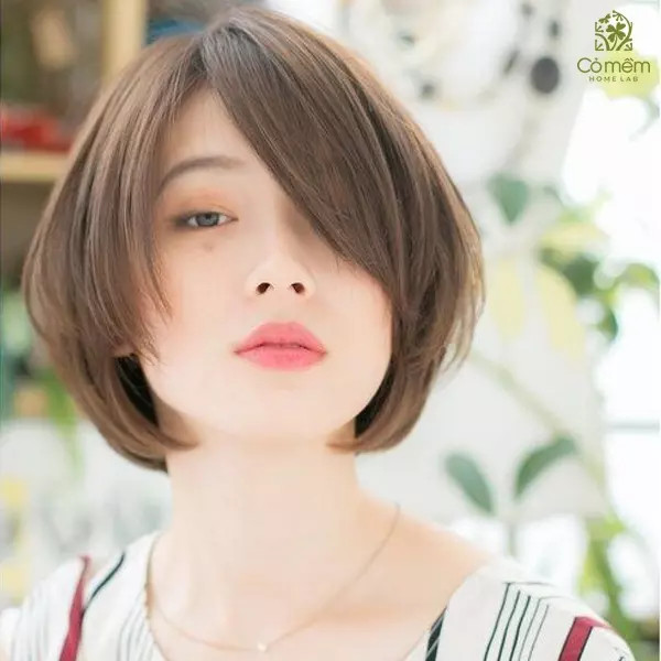 Tóc ngắn mái chia 7/3