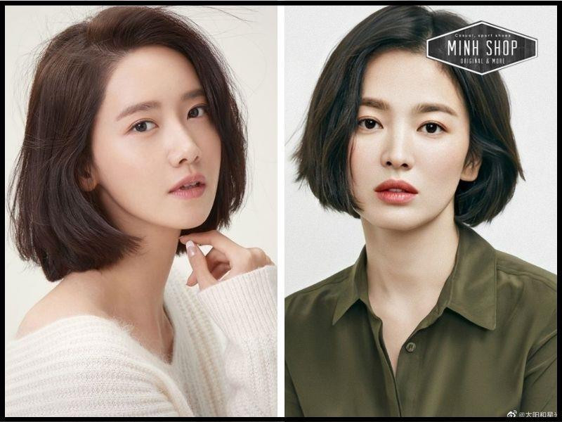 Tóc ngắn mái dài quý phái cho mặt vuông góc cạnh