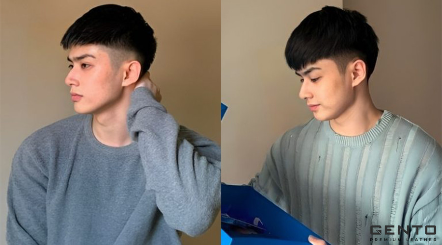 tóc ngắn Quiff cho nam mặt vuông lịch lãm