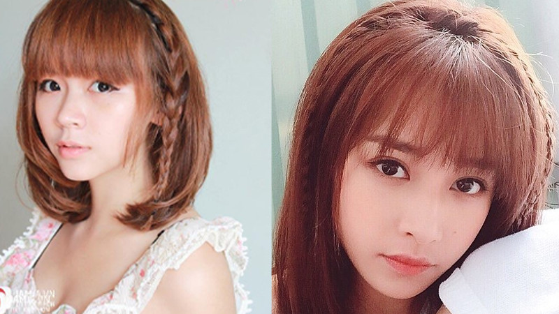 Tóc ngắn thắt bính mái tạo vẻ ngoài gọn gàng, thanh lịch cho công sở
