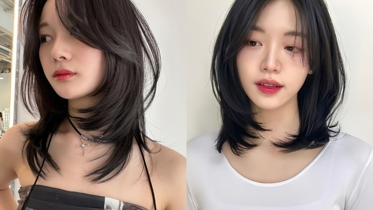 Tóc ngắn tỉa layer ngang vai, xu hướng trẻ trung 2025