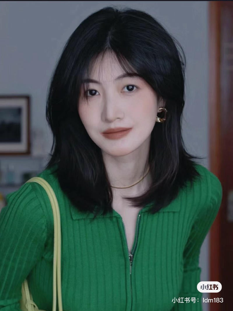 tóc ngắn tới vai layer đẹp