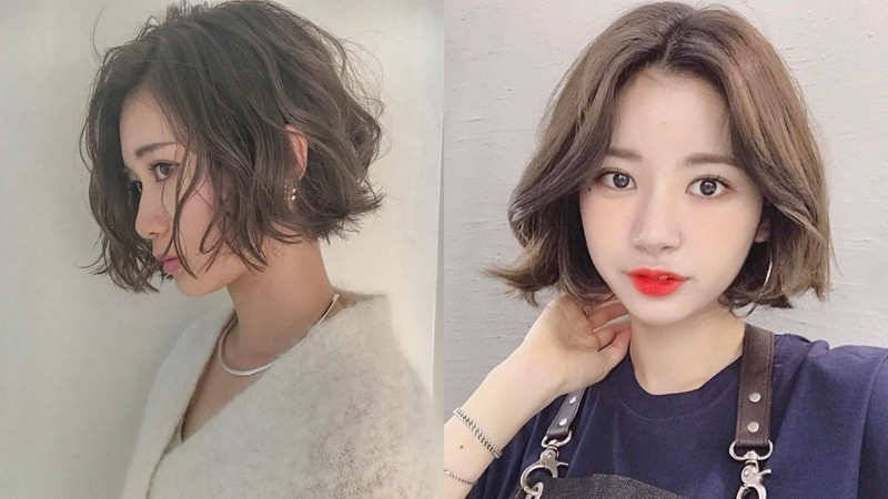 Tóc ngắn uốn bob cá tính