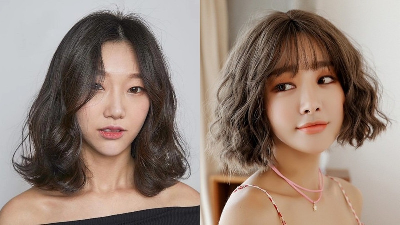 Tóc ngắn uốn chữ S