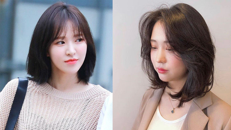 Tóc ngắn uốn layer tự nhiên và cuốn hút