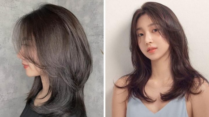 Tóc ngắn uốn mái bay