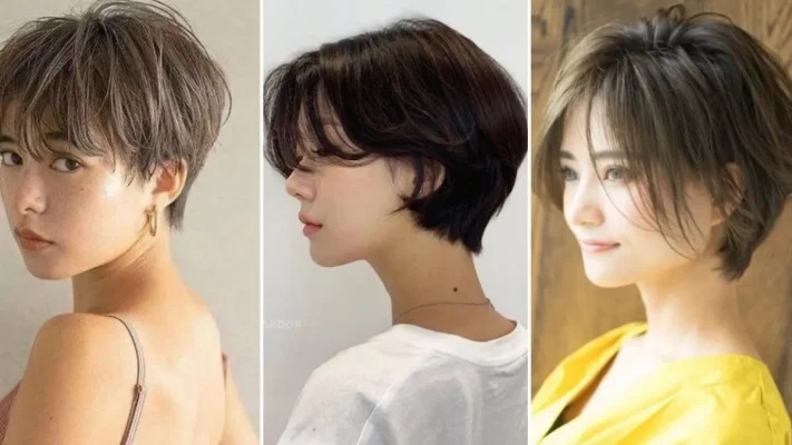 Tóc ngắn uốn xoăn tomboy năng động