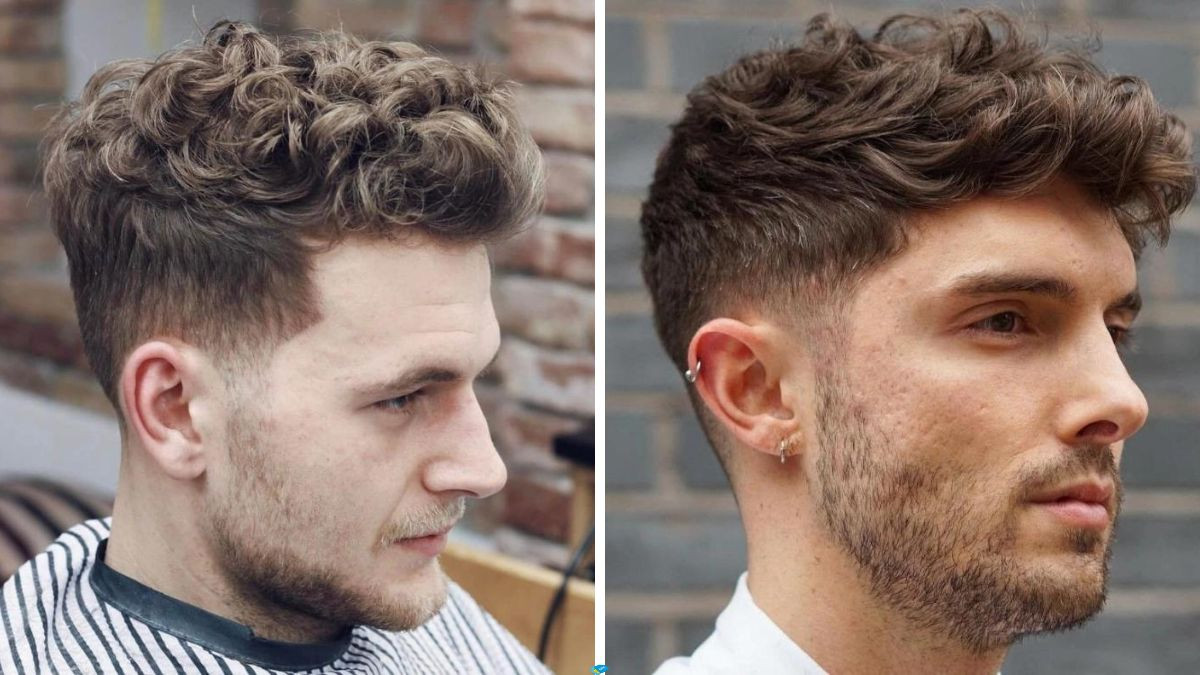Tóc ngắn xoăn nam Undercut mạnh mẽ, hiện đại