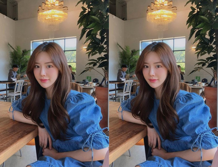 tóc ngang lưng uốn đuôi gợn sóng nhẹ nhàng tự nhiên