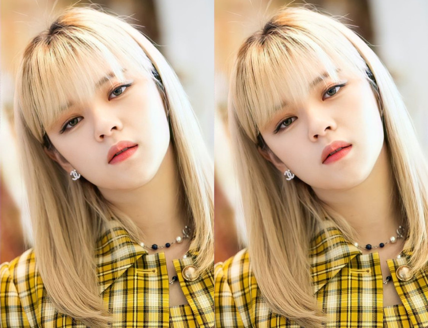 tóc ngang lưng uốn đuôi nhuộm ombre sáng tạo