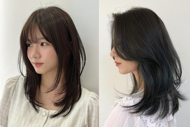 Tóc ngang vai layer cá tính
