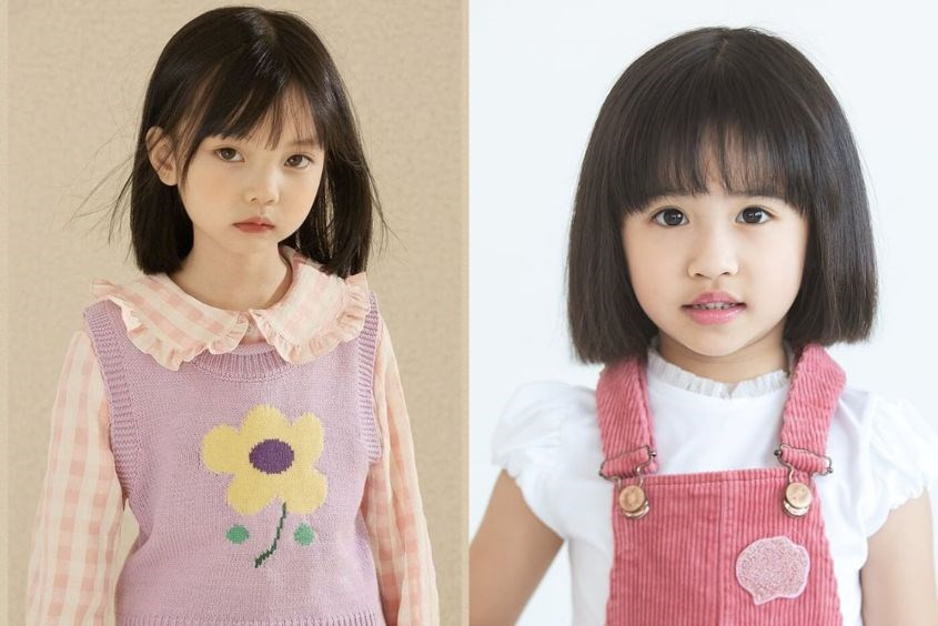 Tóc ngang vai năng động cho bé gái 6 tuổi