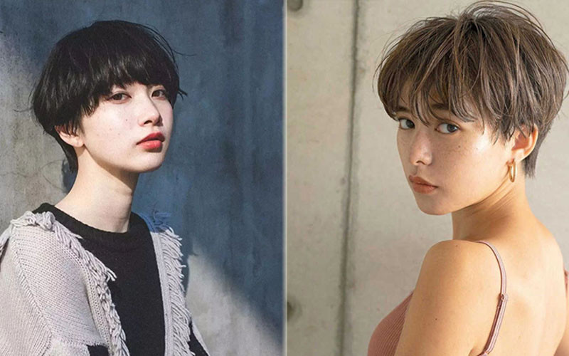Tóc pixie cut phù hợp với gương mặt tròn