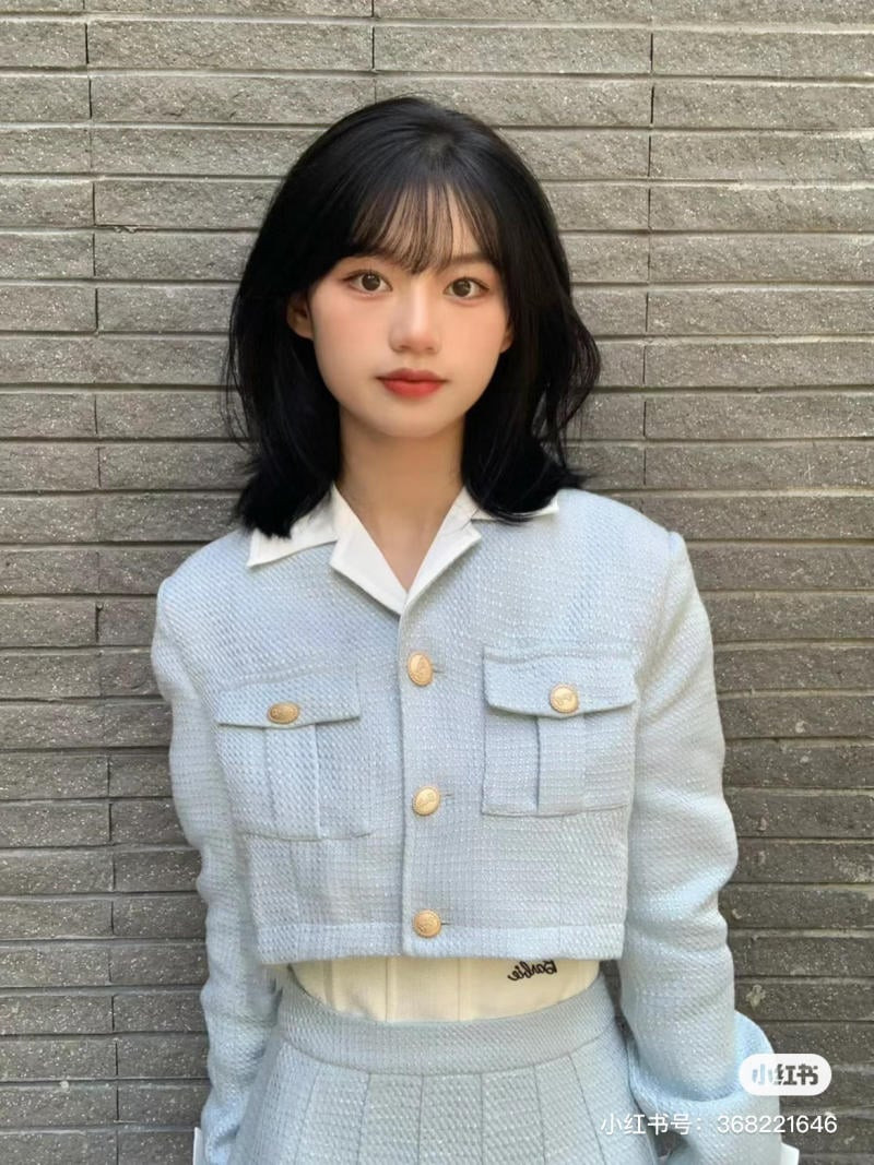 tóc tém ngang vai cá tính