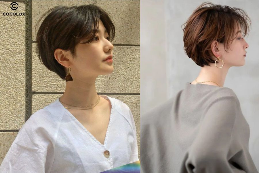 Tóc tém nữ cá tính phù hợp với cô nàng mặt nhỏ