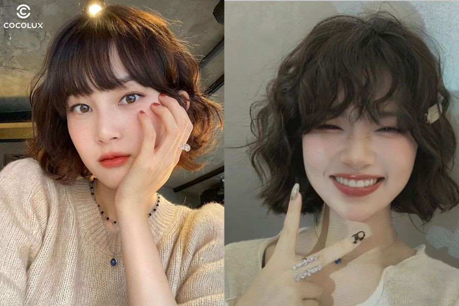 Tóc tém nữ uốn sóng lơi nhẹ nhàng, đầy cuốn hút