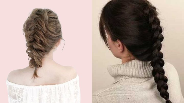 Tóc tết đuôi sam cổ điển