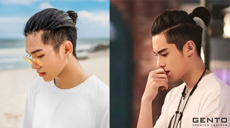 Tóc Top Knot nam